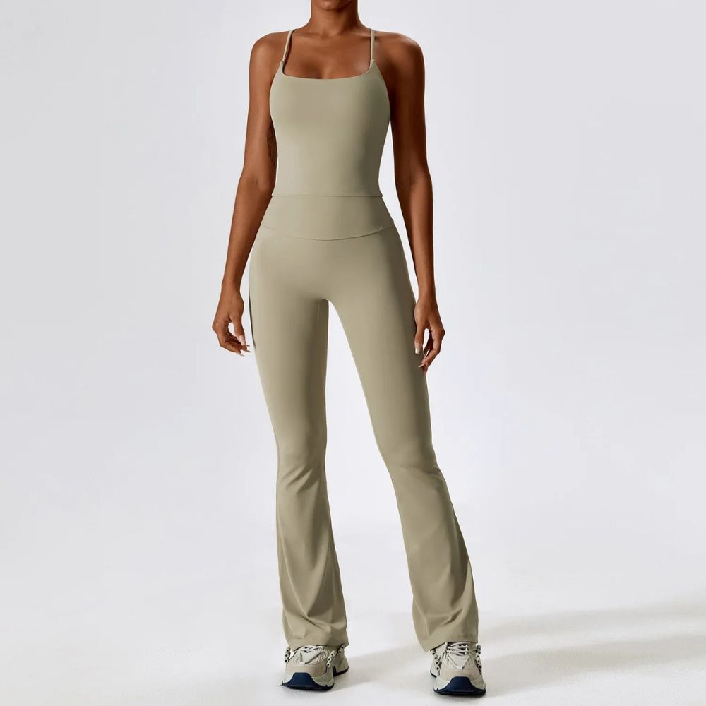 Conjunto Academia Sem Costura - Flare